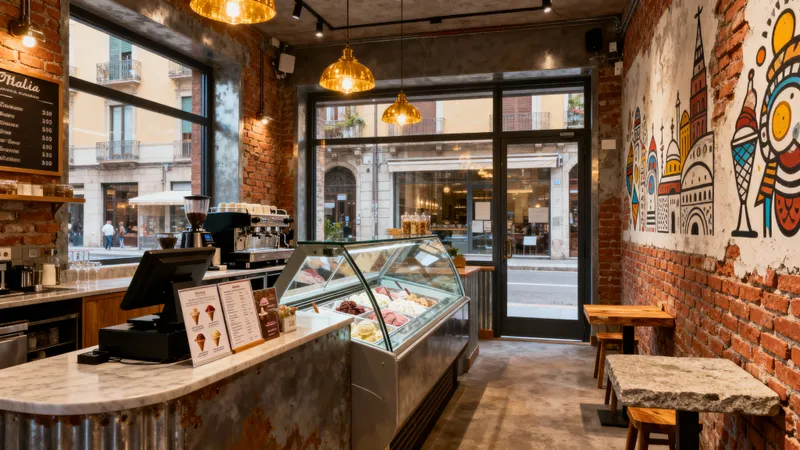 Charming Italian Style Cafeteria & Gelateria Charming Italian Style Cafeteria & Gelateria