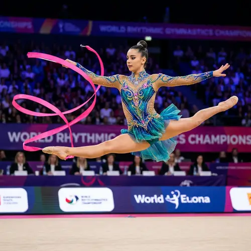 Beautiful Rhythmic Gymnastics Leotard