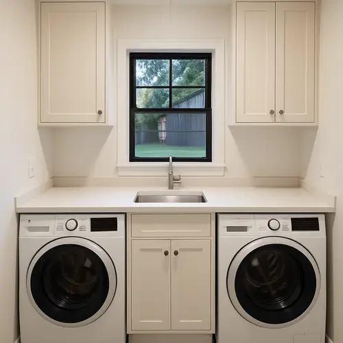 Transform Your Laundry Room with Washer-Dryer Cabinets