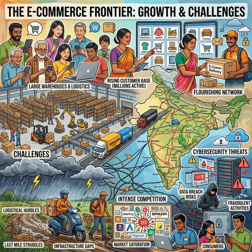 E-commerce Growth & Challenges: Dynamic Landscape Representation