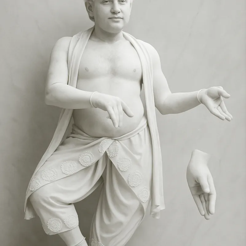 Marble Statue of Exact Hand Copies