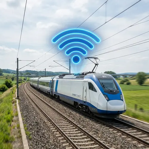 Modern Electric Train with WiFi Connection | Technology Progress