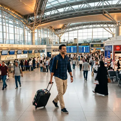 Travel Photography at Bahrain International Airport | Dynamic Scene