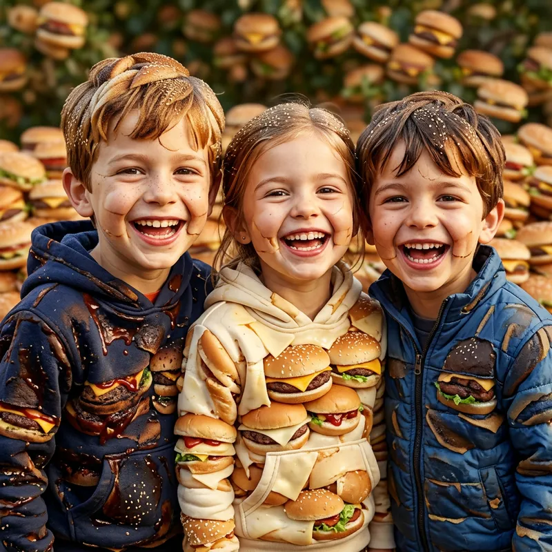 Cheeseburger Art - Creative Burger Images