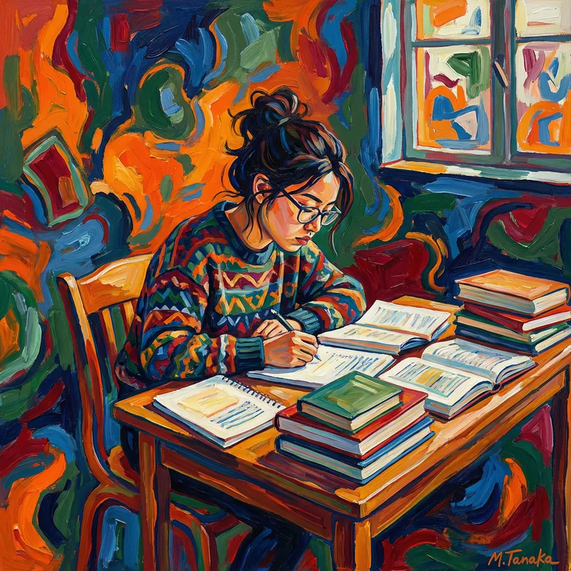 Fauvism College Student Art Study