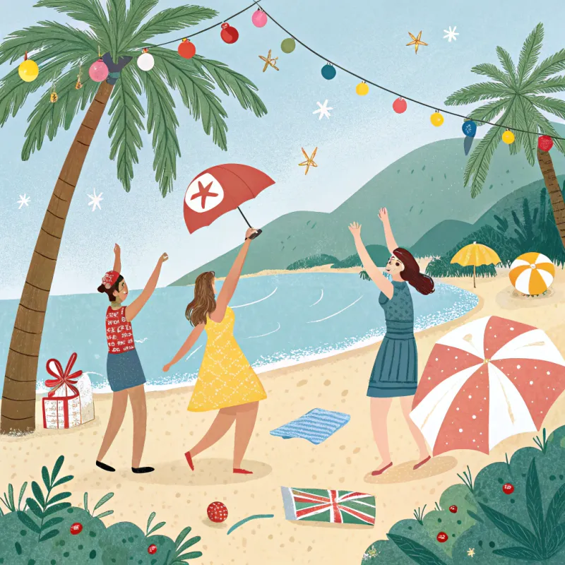 Celebrate a Vibrant Aussie Christmas on the Beach