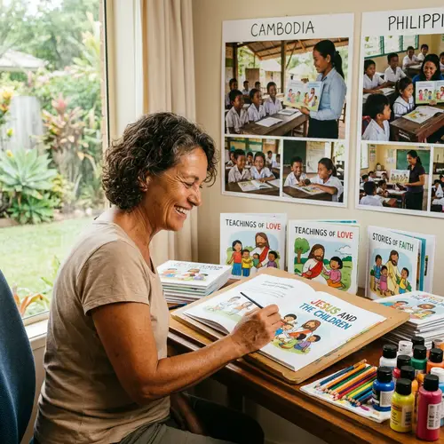 Joyful Illustrations Teaching Kids About Jesus