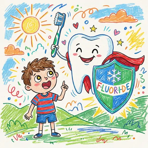Enchanting Dental Health Tale: Gallant Fluoride Warrior