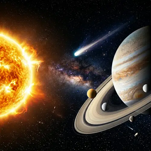 Stunning Solar System Artwork Featuring Saturn