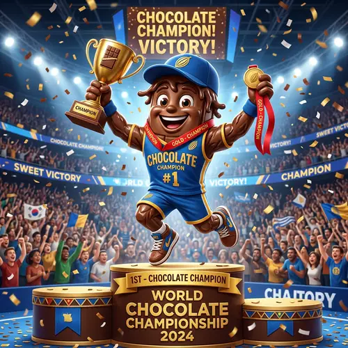 Chocolate Champion Mascot: Sweet Success