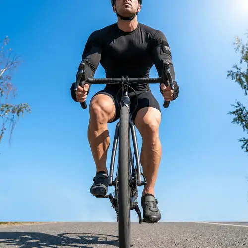 Stunning Close-Up of Russian SWAT Officer Cycling