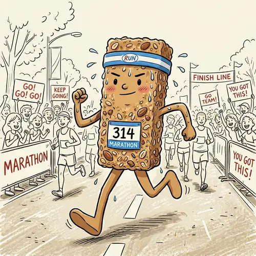 Running Granola Bar: Marathon Character Fun!