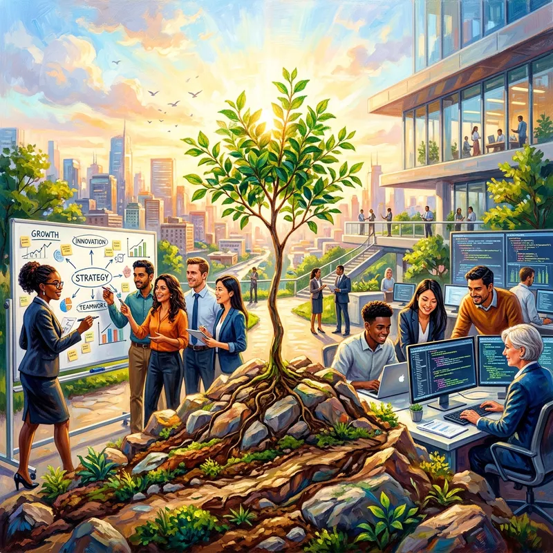 Inspiring Painting for Corporate Office Productivity Inspiring Painting for Corporate Office Productivity