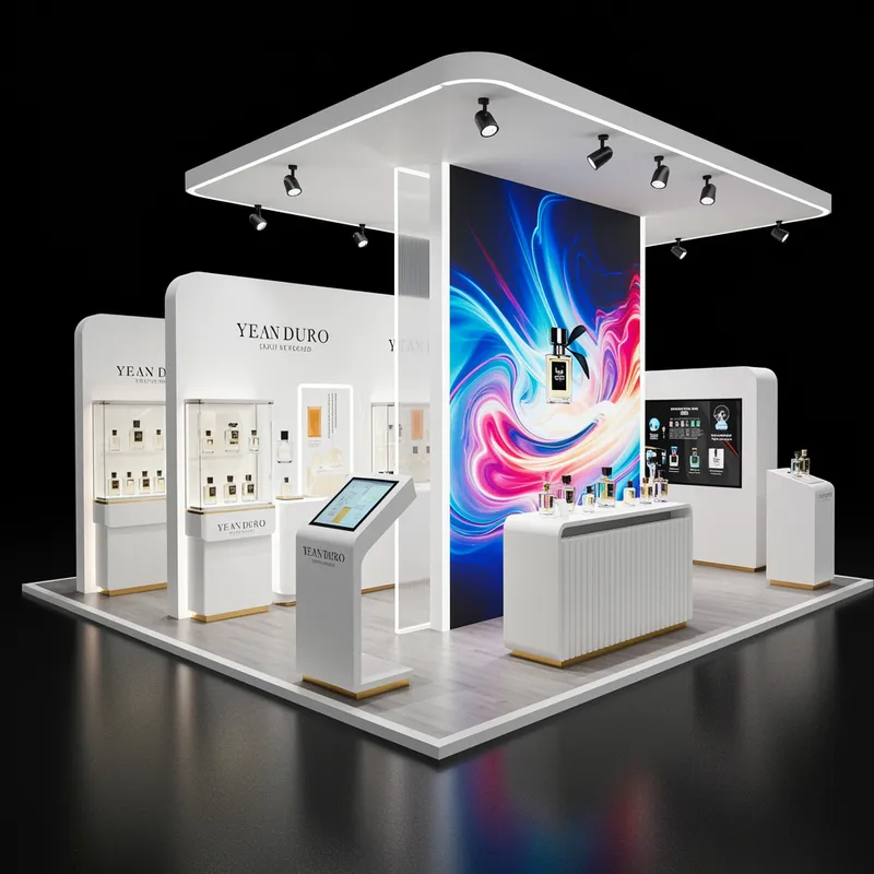 Creative 6m x 6m Perfume Brand Exhibition Stand