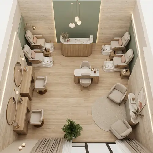 Elegant Modern Beauty Salon Interior Design Ideas