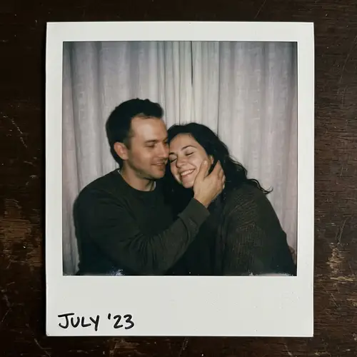 Polaroid Style Photo with Soft Blur Effect