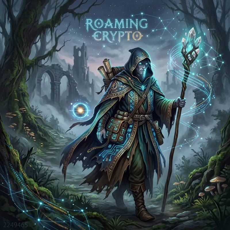 Mystic Depiction of Roaming Crypto Character Mystic Depiction of Roaming Crypto Character