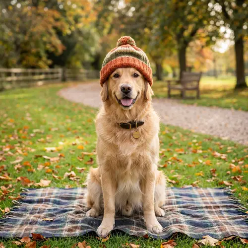 Adorable Dog in a Hat - Cute Pet Fashion