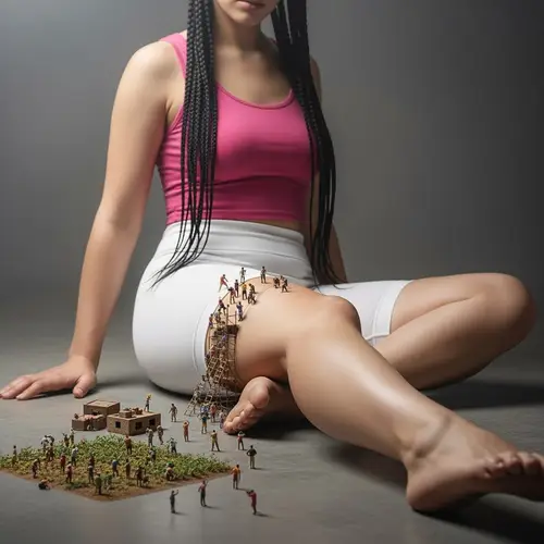 Giantess Relaxing: An Unusual Perspective