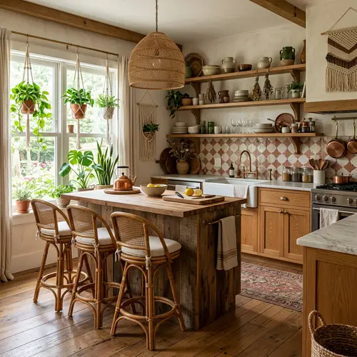 Beautiful Boho Chic Kitchen Design Ideas