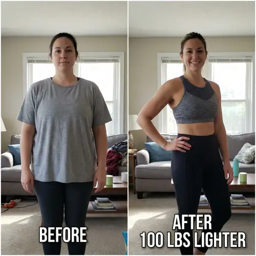 Stunning 100lbs Weight Loss Transformation Journey