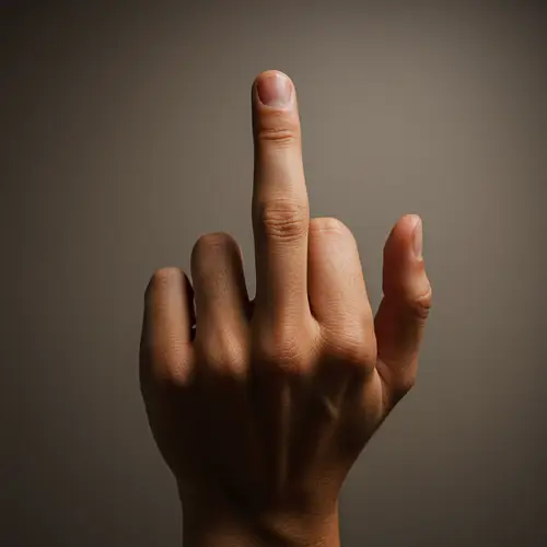 Middle Finger Emoji - Express Your Frustration