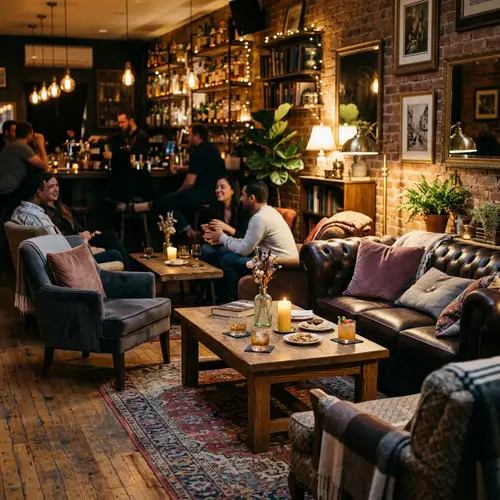 Cozy Lounge Area in a Bar | Relax and Unwind