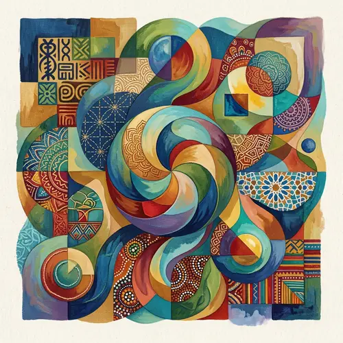 Unity in Diversity Abstract Art