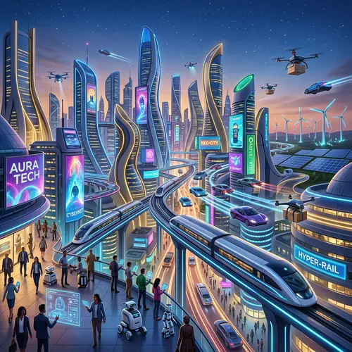 Futuristic Technology: Vision of Advanced Cities - AI