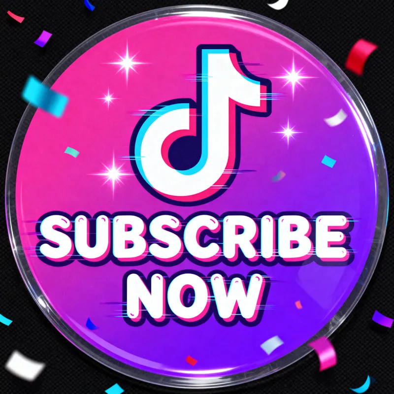 Custom TikTok Subscriber Stickers