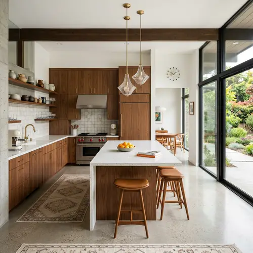 Stunning Mid-Century Modern Kitchen Design