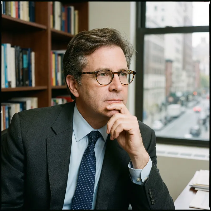 Middle-Aged Businessman Bradley Wichman in Suit | Stock Photo