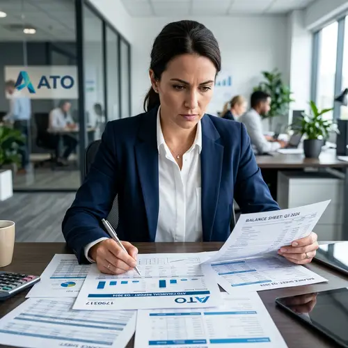 Corporate Financial Analysis in Formal Attire