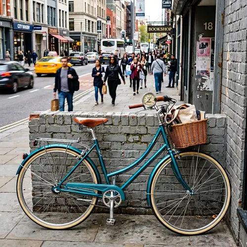 Vibrant Urban Bicycle: Style Meets Functionality
