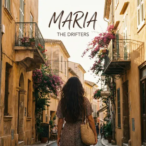 Maria Album Cover: Vibrant Mediterranean Beauty