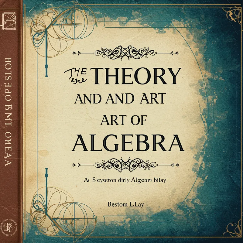 The Theory and Art of Algebra Book Cover