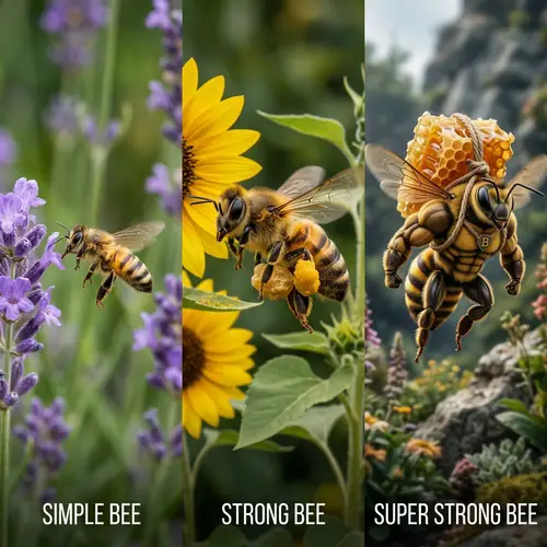 Simple, Strong, and Super Strong Bees