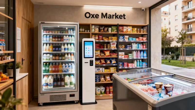 Modern Autonomous Mini-Market in Residential Condo