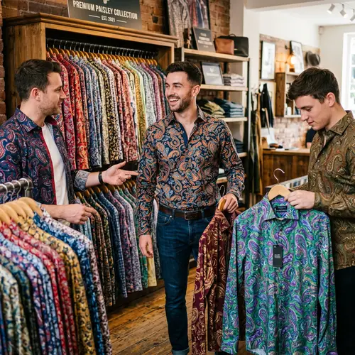 Stylish Men's Paisley Shirts Online