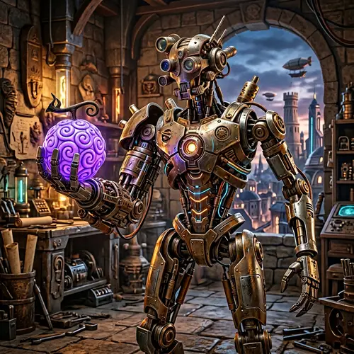 Abstract Robot Design with Captivating Devil Fruit