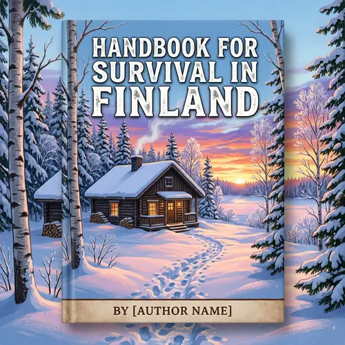 Handbook for Survival in Finland - Winter Landscape Book Cover