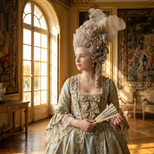 Marie Antoinette Inspired 18th Century French Girl