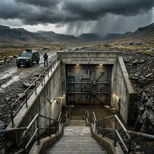 Strongest Bunker: Reinforced Concrete Walls, Deep Underground
