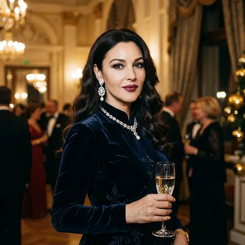 Monica Bellucci with Unique Russian Features