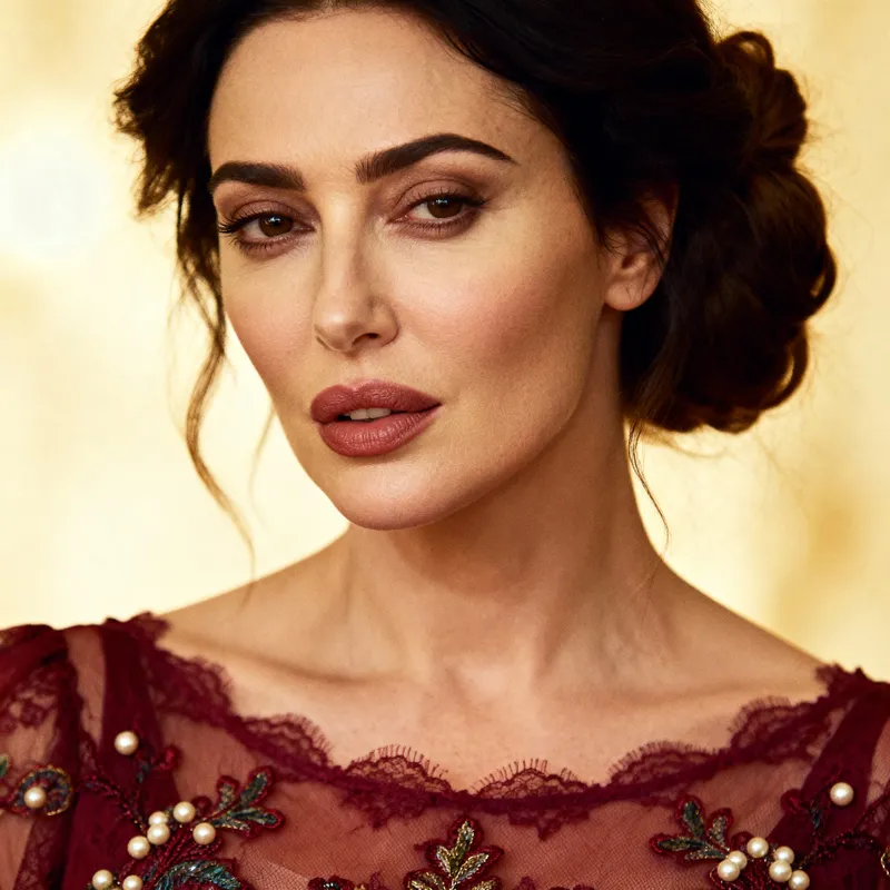 Monica Bellucci with Unique Russian Features