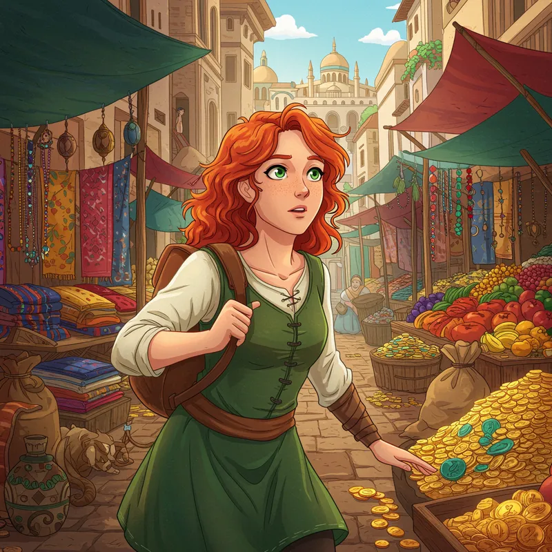 The Maze of Markets: Valeria's Economic Adventure