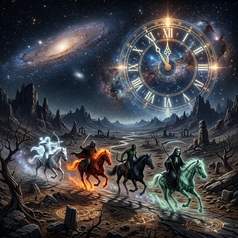 3D Reality Image of Signs of the Last Day and Apocalypse