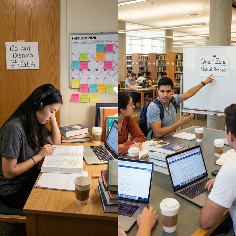 Boundary Setting in College Life: A Visual Guide