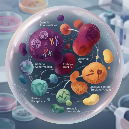 IVF Failure Reasons Visualized: Physiological, Genetic, Lifestyle Factors