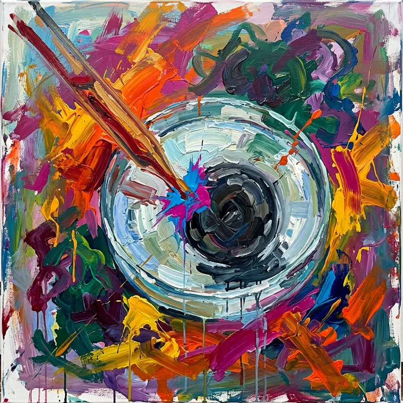 Abstract Embryo Transfer Art